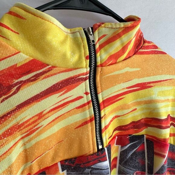 Adika Y2K Vibrant Graphic Crop Jacket - Picture 3 of 10